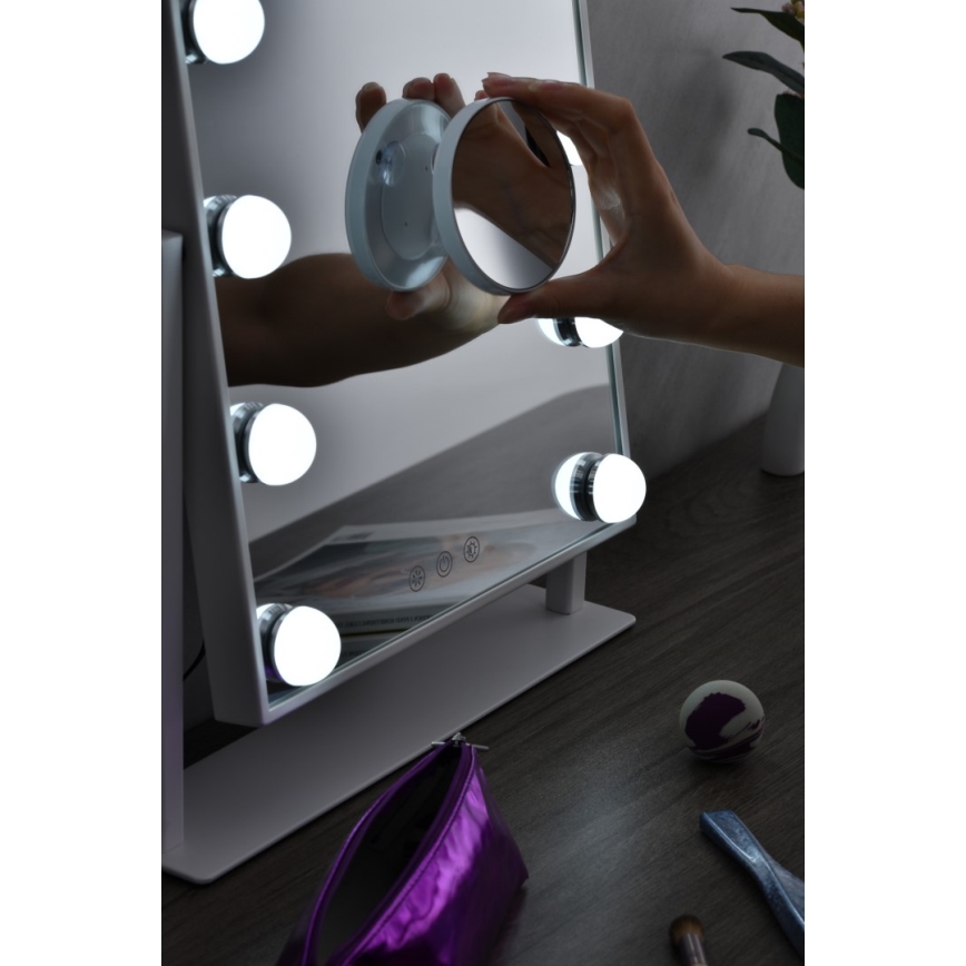 Immax 08984L - Espejo cosmético LED regulable MUST HAVE LED/12W/230V