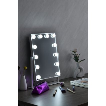 Immax 08984L - Espejo cosmético LED regulable MUST HAVE LED/12W/230V