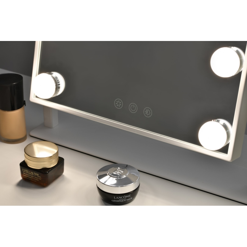 Immax 08984L - Espejo cosmético LED regulable MUST HAVE LED/12W/230V