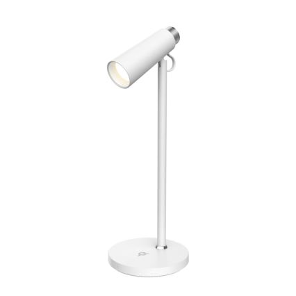 Lámpara de mesa LED regulable con inalámbrico Qi cargando TIT LED/12W/230V blanco