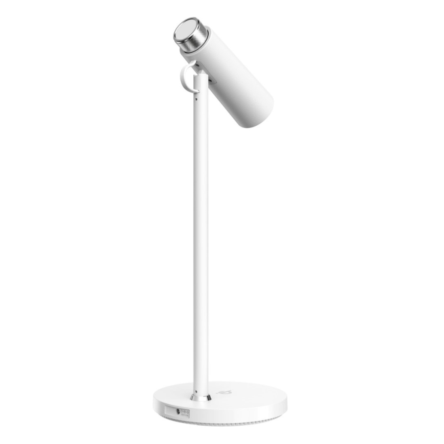 Lámpara de mesa LED regulable con inalámbrico Qi cargando TIT LED/12W/230V blanco