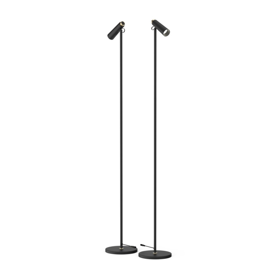 Lámpara de pie LED regulable TIT LED/6W/230V negro
