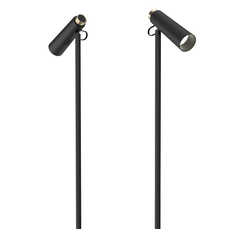 Lámpara de pie LED regulable TIT LED/6W/230V negro