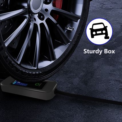 Immax - Estación de carga para coches eléctricos AC Type 2 32A/380V 22kW + enchufe 230V 5m Wi-Fi Tuya