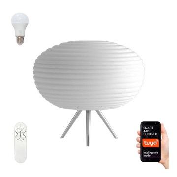 Immax NEO 07065L - LED RGB Lámpara de mesa regulable COCONO 1xE27/8,5W/100-240V Tuya