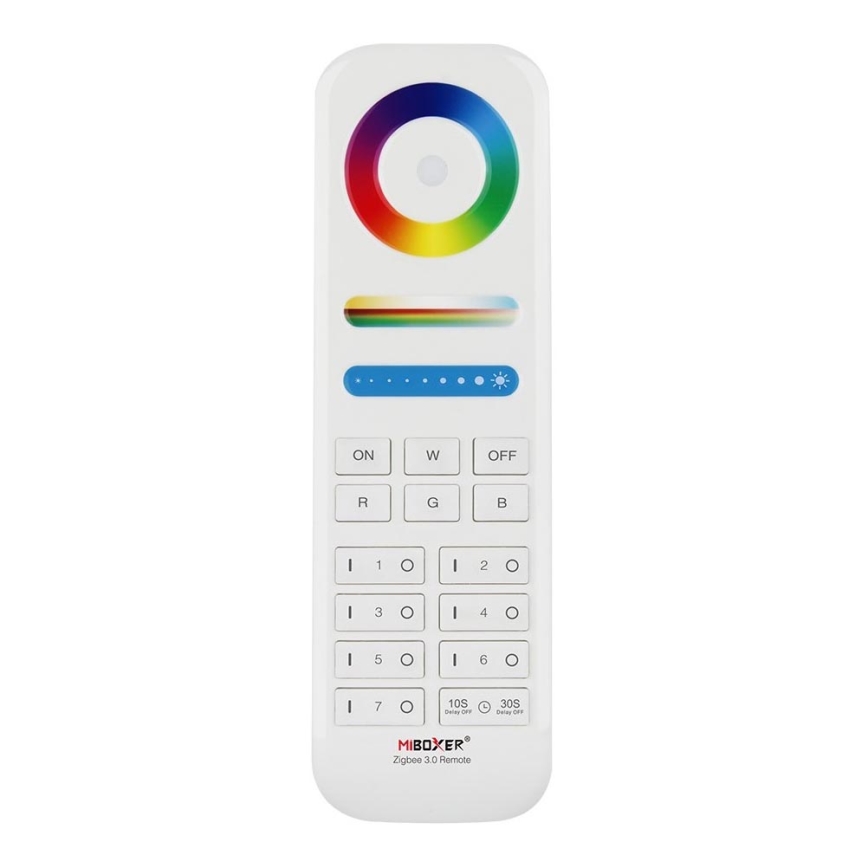Immax NEO 07087-3 - Mando a distancia universal RGB+CCT MiBOXER 2xAAA Tuya