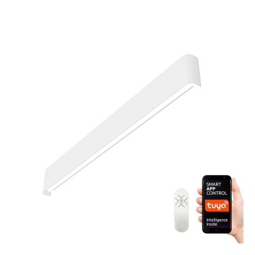 Immax NEO 07137-W - LED SMART Aplique regulable LINEA blanco LED/40W/230V + control remoto 76 cm Tuya ZigBee