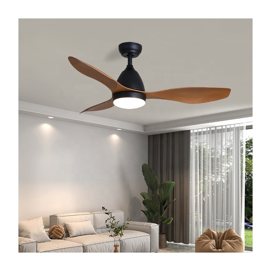 Immax NEO 07141-B - Ventilador de techo LED NEO LITE FRESCO LED/18W/230V Tuya Wi-Fi negro/marrón+ control remoto