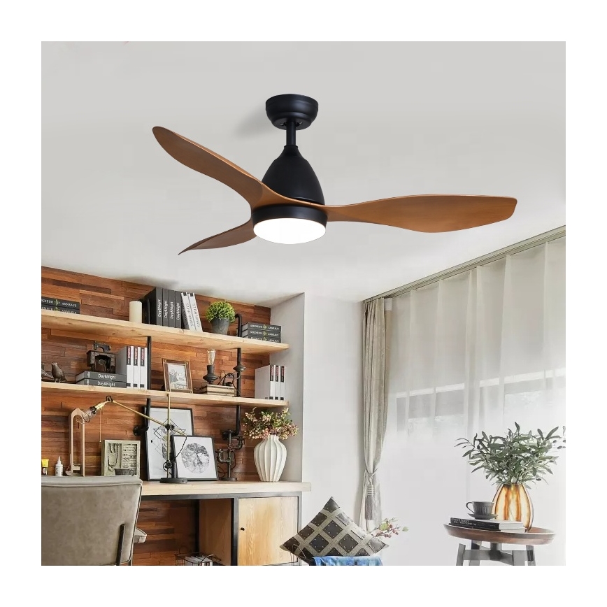 Immax NEO 07141-B - Ventilador de techo LED NEO LITE FRESCO LED/18W/230V Tuya Wi-Fi negro/marrón+ control remoto