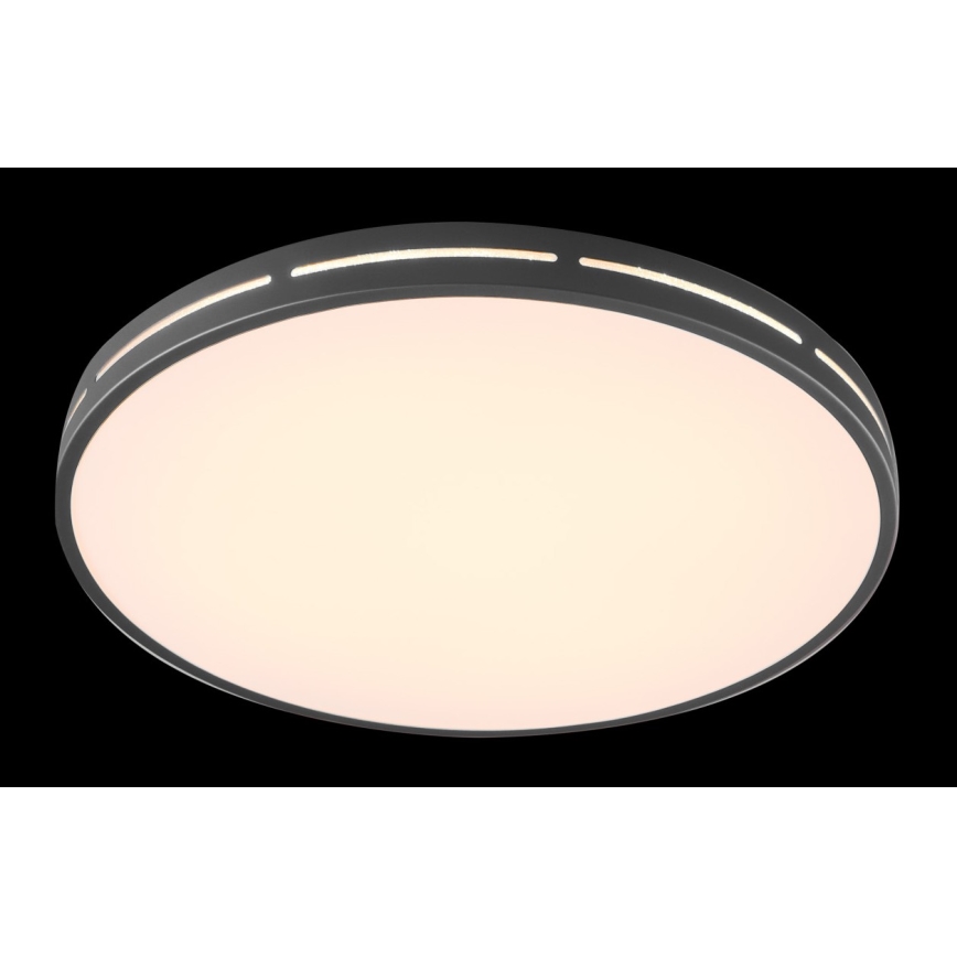Immax NEO 07145-B42 - Plafón LED regulable NEO LITE VISTAS LED/24W/230V Tuya Wi-Fi negro + mando a distancia