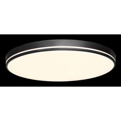 Immax NEO 07148-B40 - Plafón LED regulable NEO LITE AREAS LED/24W/230V Tuya Wi-Fi negra + mando a distancia