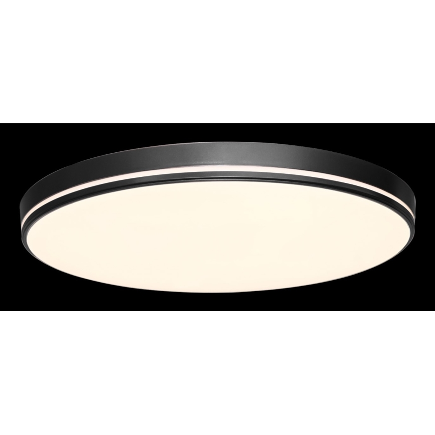 Immax NEO 07148-B40 - Plafón LED regulable NEO LITE AREAS LED/24W/230V Tuya Wi-Fi negra + mando a distancia