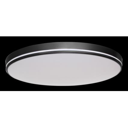 Immax NEO 07148-B40 - Plafón LED regulable NEO LITE AREAS LED/24W/230V Tuya Wi-Fi negra + mando a distancia