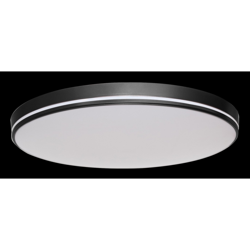 Immax NEO 07148-B40 - Plafón LED regulable NEO LITE AREAS LED/24W/230V Tuya Wi-Fi negra + mando a distancia