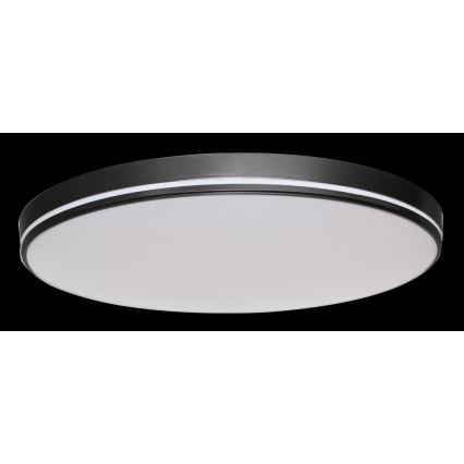 Immax NEO 07148-B51 - Plafón LED regulable NEO LITE AREAS LED/48W/230V Tuya Wi-Fi negra + mando a distancia