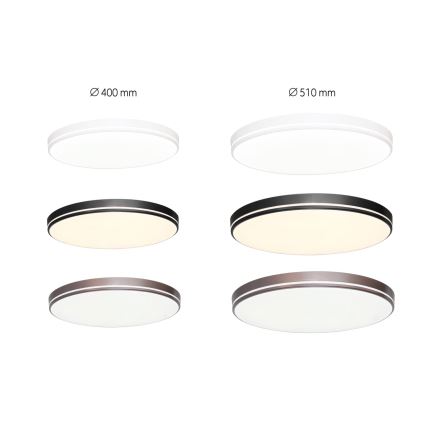 Immax NEO 07149-W51 - Plafón LED regulable NEO LITE AREAS LED/48W/230V Tuya Wi-Fi blanco + mando a distancia