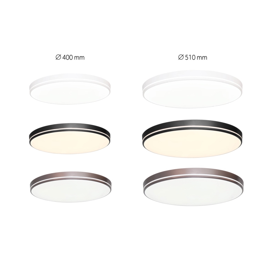 Immax NEO 07149-W51 - Plafón LED regulable NEO LITE AREAS LED/48W/230V Tuya Wi-Fi blanco + mando a distancia