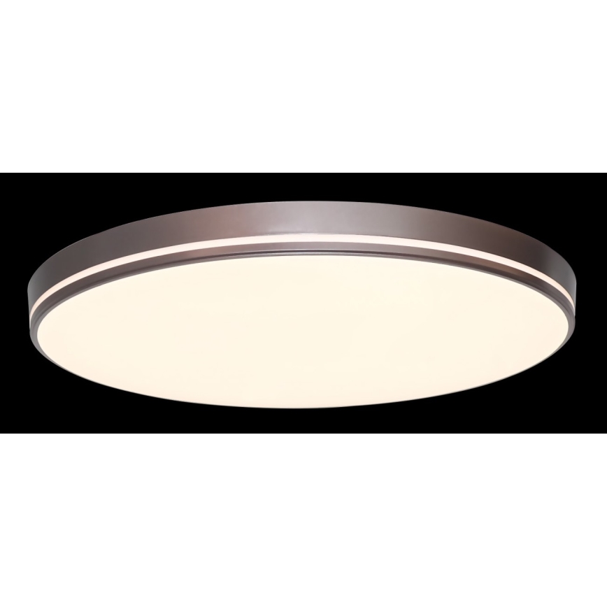 Immax NEO 07150-C40 - Plafón LED regulable NEO LITE AREAS LED/24W/230V Tuya Wi-Fi marrón + mando a distancia