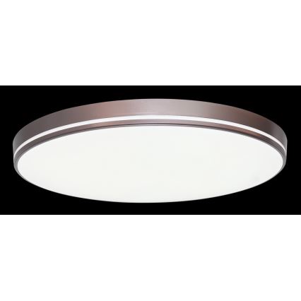 Immax NEO 07150-C40 - Plafón LED regulable NEO LITE AREAS LED/24W/230V Tuya Wi-Fi marrón + mando a distancia