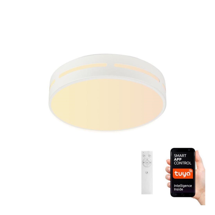 Immax NEO 07153-W50 - Plafón LED regulable NEO LITE PERFECTO LED/48W/230V Wi-Fi Tuya blanco + mando a distancia