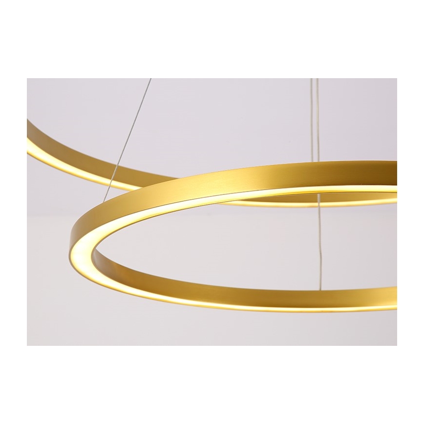 Immax NEO 07159-G80-60 - Lámpara de araña LED regulable FINO LED/93W/230V Tuya dorado + mando a distancia