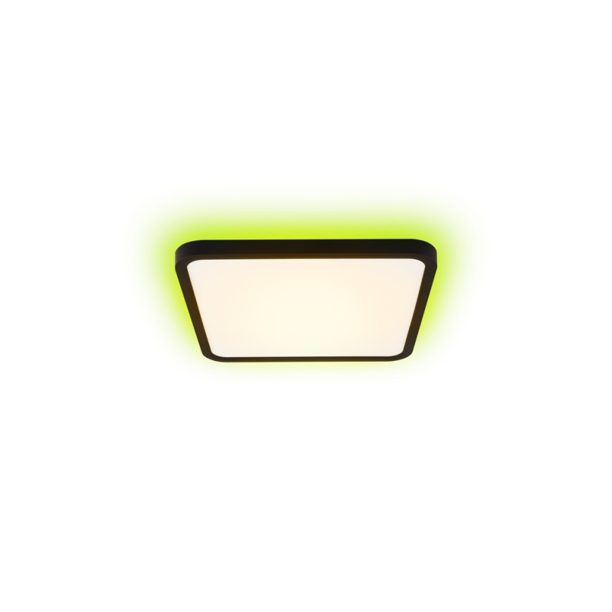 Immax NEO 07167-B40 - LED RGB+CCT Plafón regulable NEO LITE TUDO LED/50W/230V Wi-Fi Tuya negro + control remoto