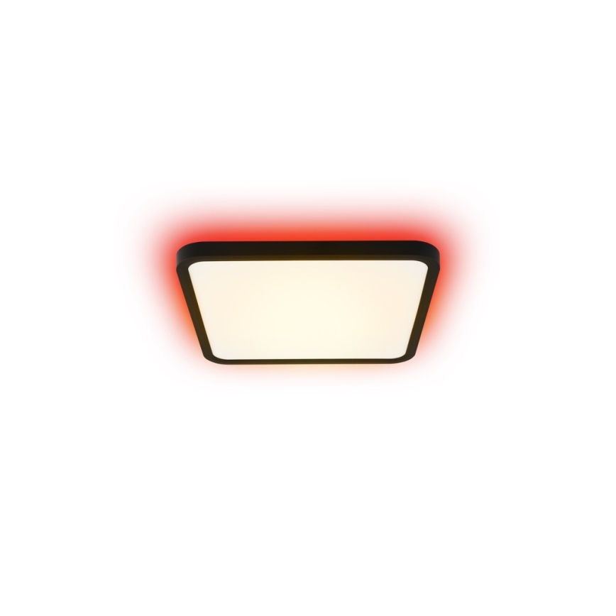 Immax NEO 07167-B40 - LED RGB+CCT Plafón regulable NEO LITE TUDO LED/50W/230V Wi-Fi Tuya negro + control remoto