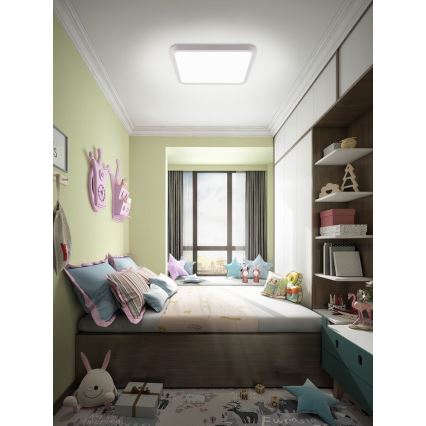 Immax NEO 07168-W40 - LED RGB+CCT Plafón regulable NEO LITE TUDO LED/50W/230V Wi-Fi Tuya blanco + control remoto