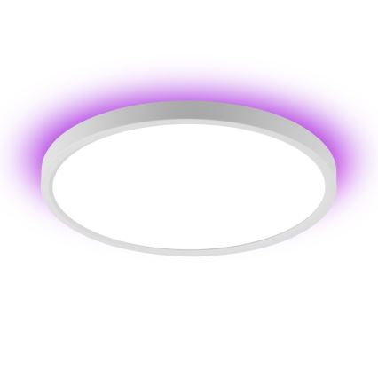 Immax NEO 07169-W60 - LED RGB+CCT Plafón con dimmer NEO LITE TUDO 65W/230V 2700-6500K Wi-Fi Tuya + control remoto blanco