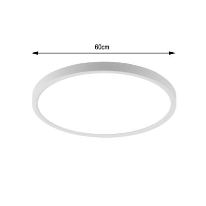 Immax NEO 07169-W60 - LED RGB+CCT Plafón con dimmer NEO LITE TUDO 65W/230V 2700-6500K Wi-Fi Tuya + control remoto blanco