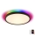 Immax NEO 07170-B60 - LED RGB+CCT Plafón con dimmer NEO LITE TUDO LED/65W/230V 2700-6500K Wi-Fi Tuya negro + control remoto
