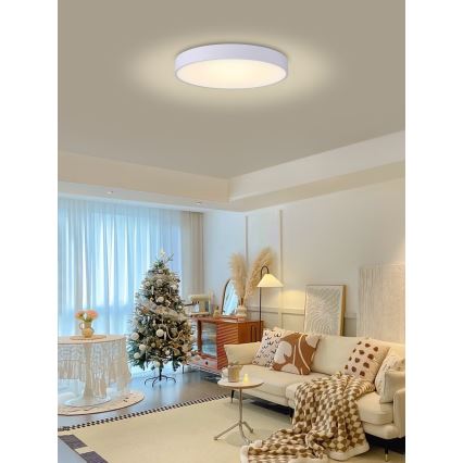 Immax NEO 07206L - Plafón LED regulable RONDATE LED/53W/230V blanco Tuya + control remoto