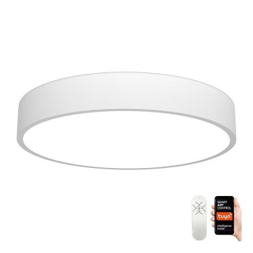 Immax NEO 07207L - Plafón LED regulable RONDATE 65W/230V 3000-6000K Tuya blanco + control remoto