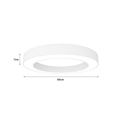 Immax NEO 07212L - Lámpara LED regulable PASTEL LED/53W/230V blanco Tuya + control remoto
