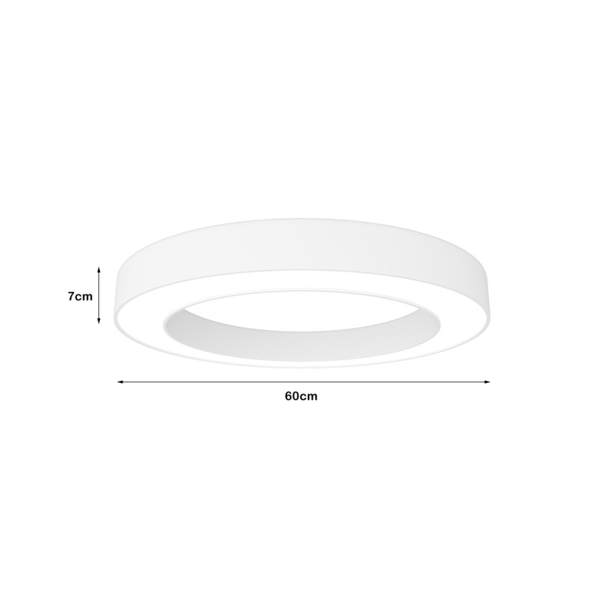 Immax NEO 07212L - Lámpara LED regulable PASTEL LED/53W/230V blanco Tuya + control remoto