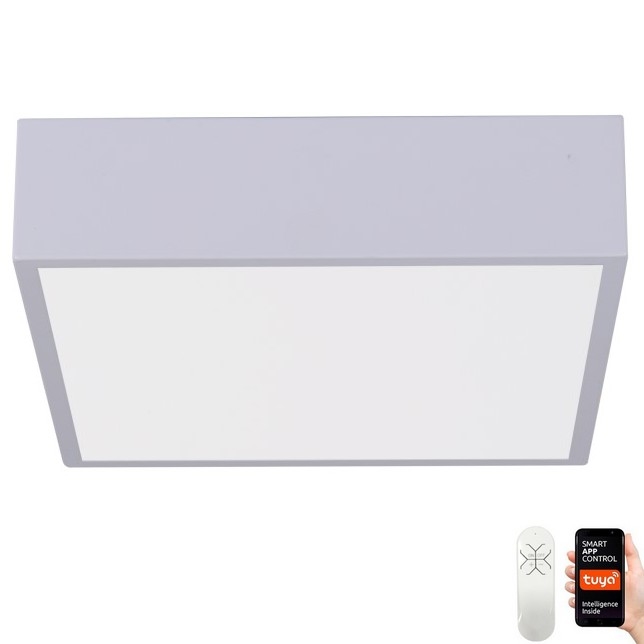 Immax NEO 07238L - Plafón LED regulable CANTO LED/22W/230V blanco Tuya + mando a distancia