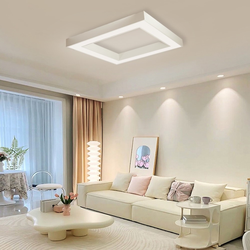 Immax NEO 07240L - Plafón LED regulable CANTO LED/60W/230V 2700-6500K Tuya blanco