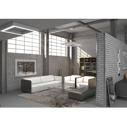 Immax NEO 07240L - Plafón LED regulable CANTO LED/60W/230V 2700-6500K Tuya blanco