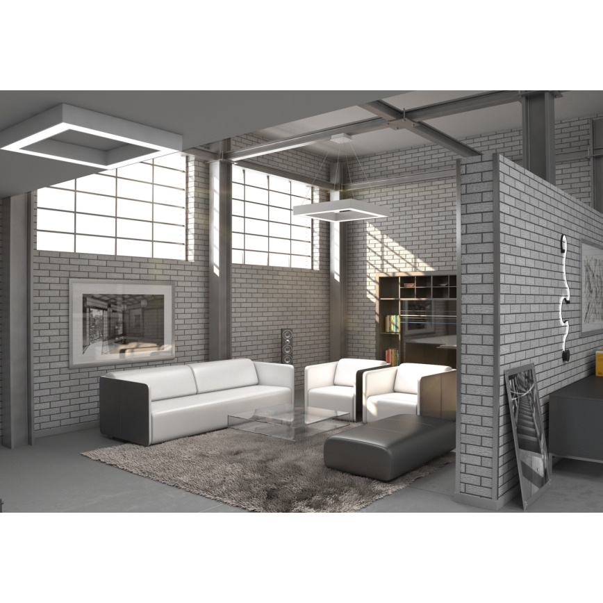 Immax NEO 07240L - Plafón LED regulable CANTO LED/60W/230V 2700-6500K Tuya blanco