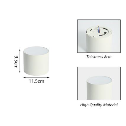 Immax NEO 07241L - Plafón LED regulable RONDATE LED/18W/230V 11,5cm Wi-Fi Tuya