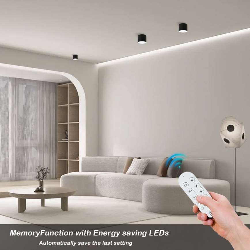 Immax NEO 07242L - Plafón LED regulable RONDATE LED/18W/230V 11,5 cm Wi-Fi Tuya