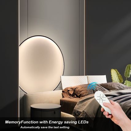 Immax NEO 07245-120 - Aplique LED regulable FINO LED/70W/230V 120 cm Tuya + control remoto