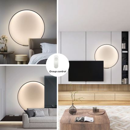 Immax NEO 07245-80 - Aplique LED regulable FINO LED/50W/230V 2700-6500K 80 cm Tuya + control remoto