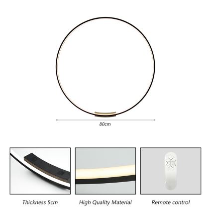 Immax NEO 07245-80 - Aplique LED regulable FINO LED/50W/230V 2700-6500K 80 cm Tuya + control remoto