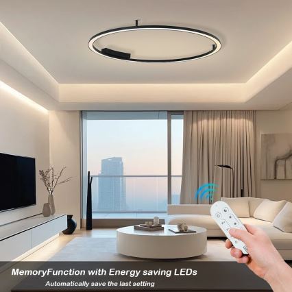 Immax NEO 07246-120 - Plafón LED regulable FINO LED/72W/230V 120 cm Tuya + control remoto