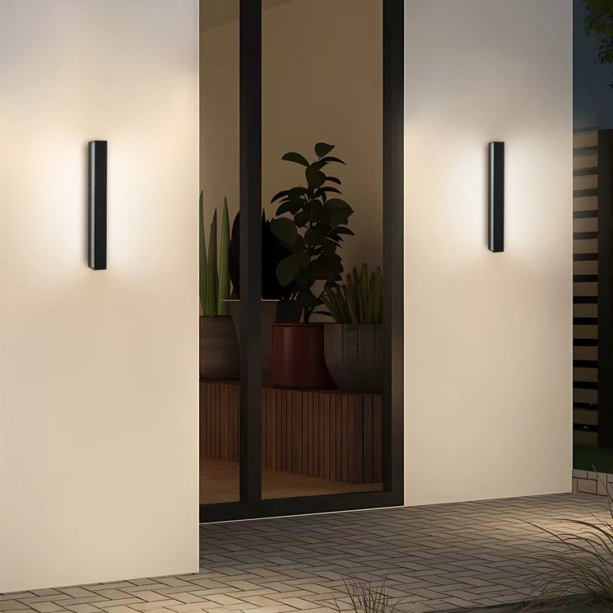 Immax NEO 07247L - LED Aplique de exterior regulable LINK LED/40W/230V Wi-Fi Tuya IP44 + control remoto