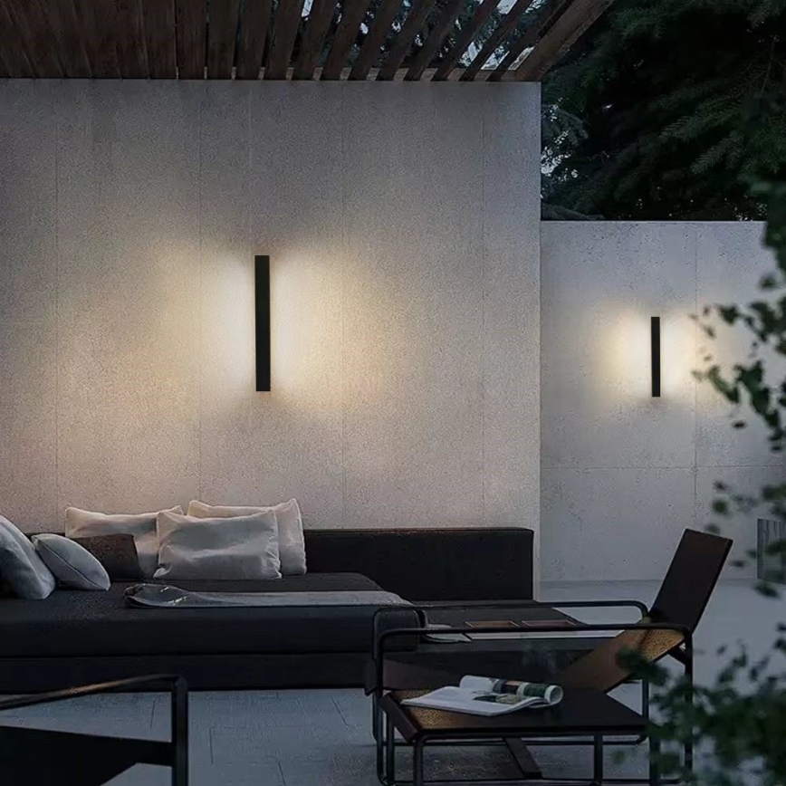 Immax NEO 07247L - LED Aplique de exterior regulable LINK LED/40W/230V Wi-Fi Tuya IP44 + control remoto