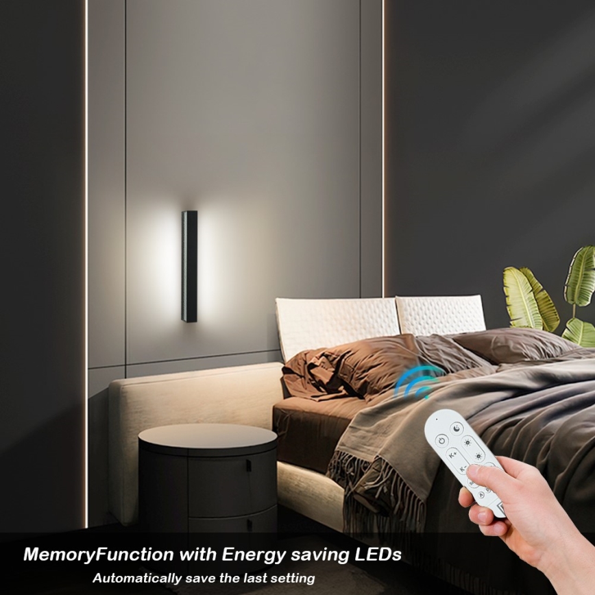 Immax NEO 07247L - LED Aplique de exterior regulable LINK LED/40W/230V Wi-Fi Tuya IP44 + control remoto