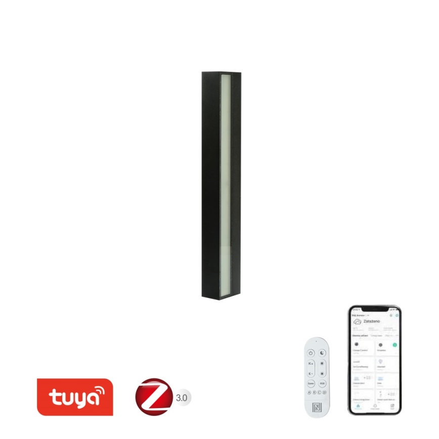 Immax NEO 07247L - LED Aplique de exterior regulable LINK LED/40W/230V Wi-Fi Tuya IP44 + control remoto