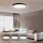 Immax NEO 07250L - Plafón LED regulable NEO LITE SEMPLICI LED/60W/230V 3000-6000K Wi-Fi Tuya negro + control remoto